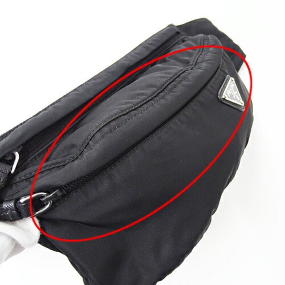 PRADA Women's and Men's Body Bags, Waist Nylon, Black - Picture 10 of 13